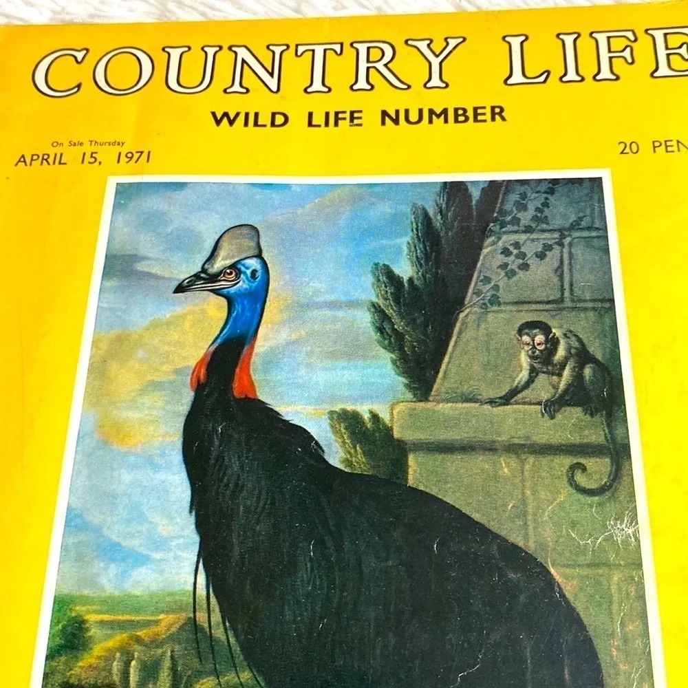 COUNTRY LIFE MAGAZINE VINTAGE WILD LIFE NUMBER ENGLAND April 1971